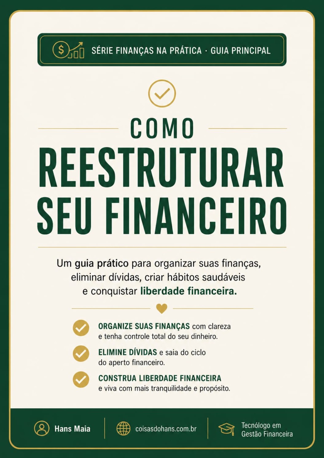 Como Reestruturar seu Financeiro